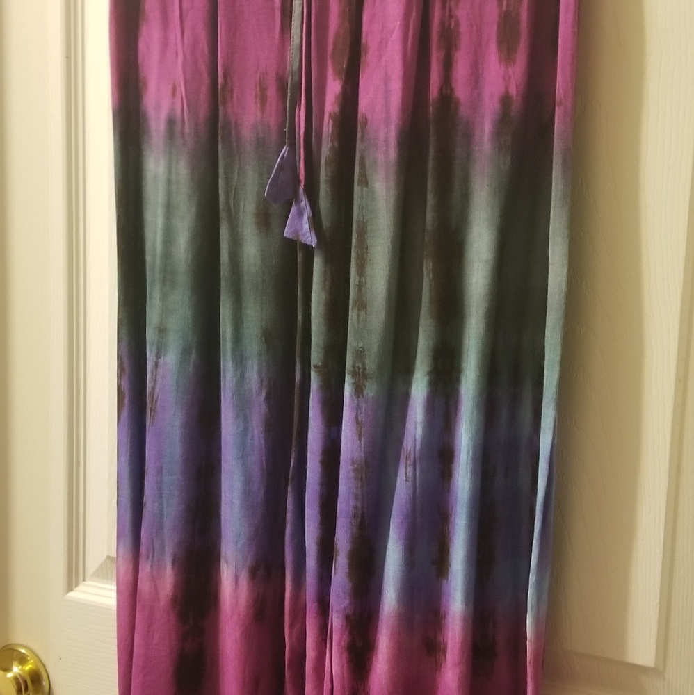 Rayon tie dye pants
